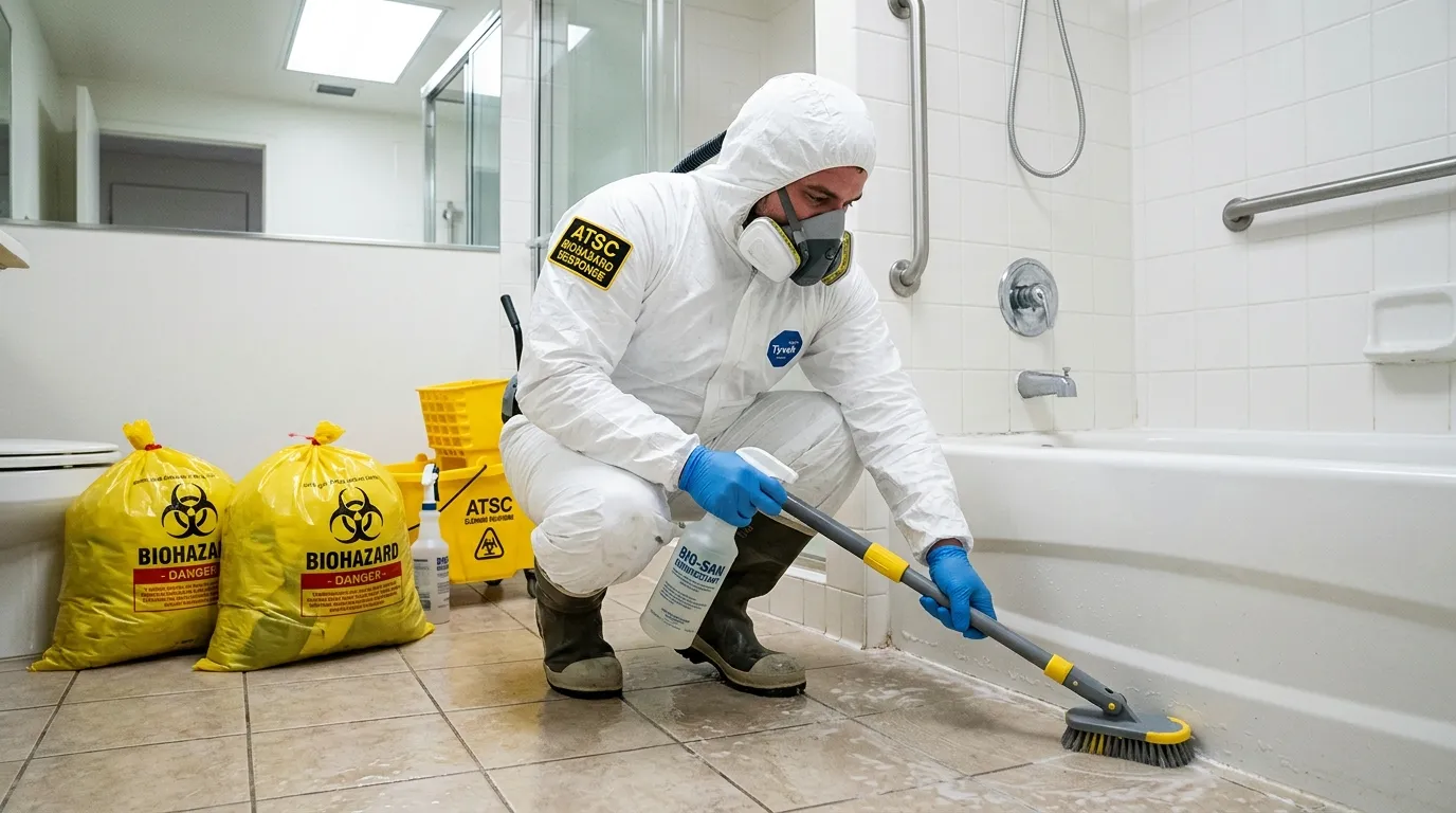 Decontamination equipment deployed for Blood Cleanup in Hewlett